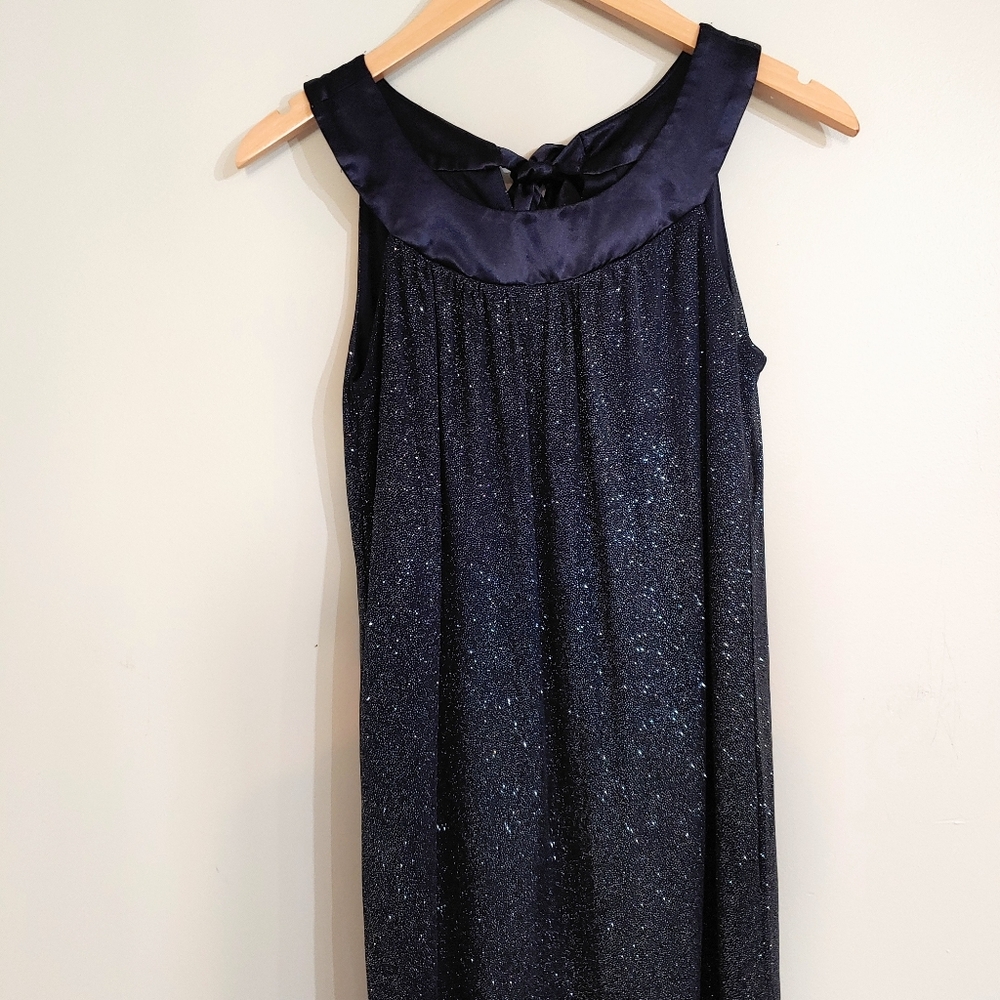 Navy sparkle dress